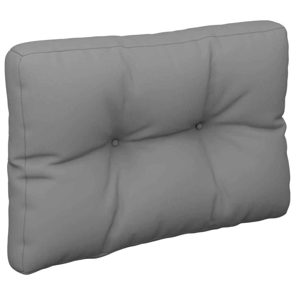 vidaXL Palletkussen Grijs 50x40x12cm - 40% Korting!