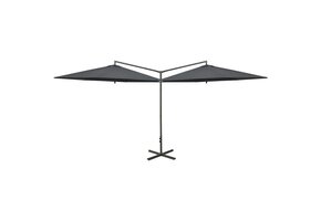 Dubbele Parasol 600cm Antraciet - 55% Korting!
