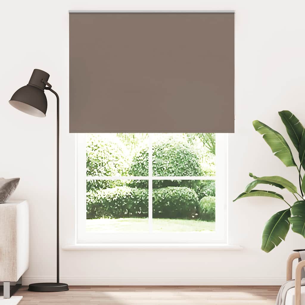 vidaXL Verduisterend Rolgordijn Koffie 145x210 - 51% Korting!