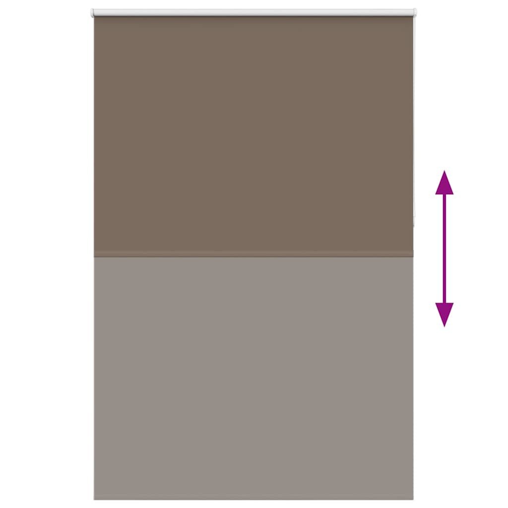 vidaXL Verduisterend Rolgordijn Koffie 145x210 - 51% Korting!