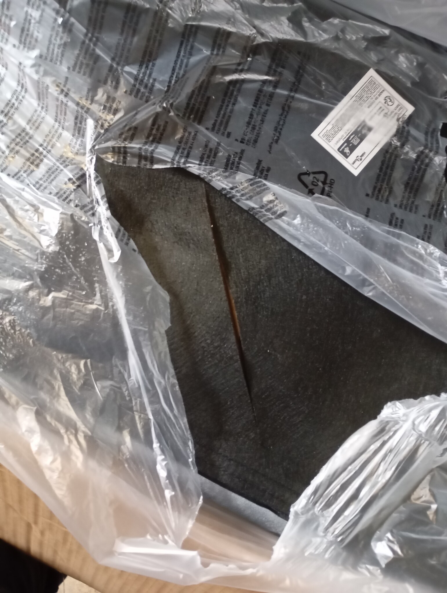 VidaXL Chaise Longue Donkergrijs - 60% Korting! (beschadigd)