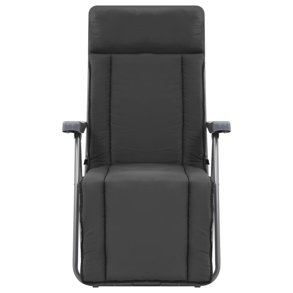 vidaXL Tuinstoelen (2 st) Grijs - 40% Korting! Inklapbaar & Verstelbaar