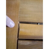 Tafelblad Acacia 90x90cm - Vierkant - 60% Korting! (Met Krasje)