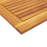 Tafelblad Acacia 90x90cm - Vierkant - 60% Korting! (Met Krasje)
