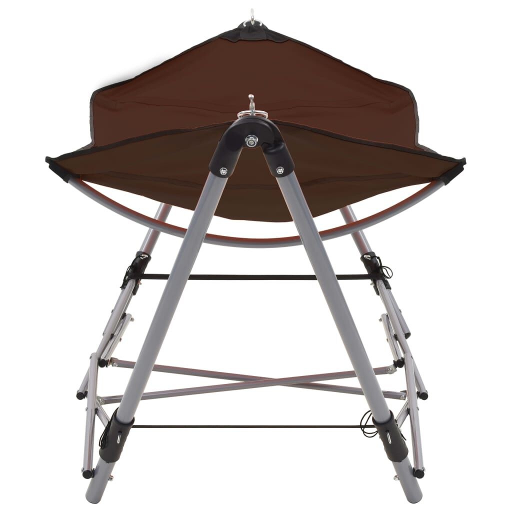 VidaXL Hangmat met Standaard Bruin - 55% Korting! (Tas Beschadigd)