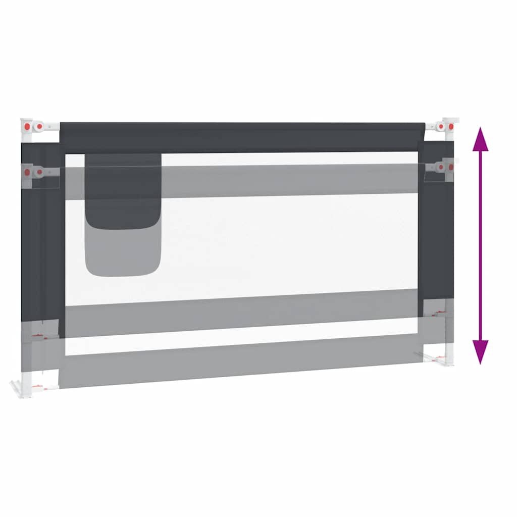 vidaXL Bedhekje 150cm Donkergrijs - 46% Korting!