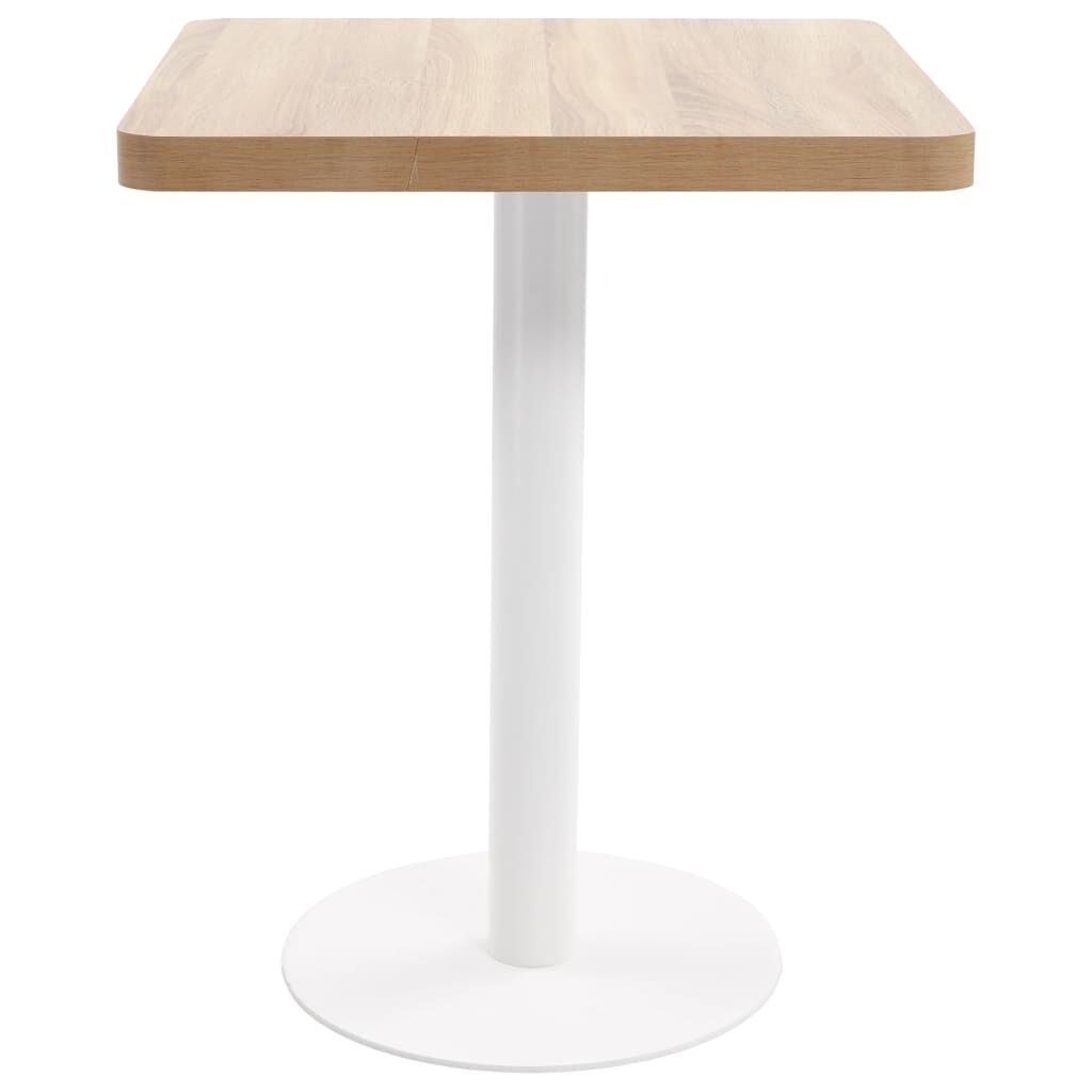 VidaXL Bistrotafel Lichtbruin 60x60cm - 40% Korting!