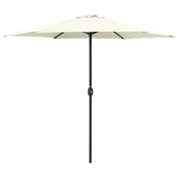 VidaXL Parasol Zandwit 270cm - 46% Korting! (Zo Goed Als Nieuw)