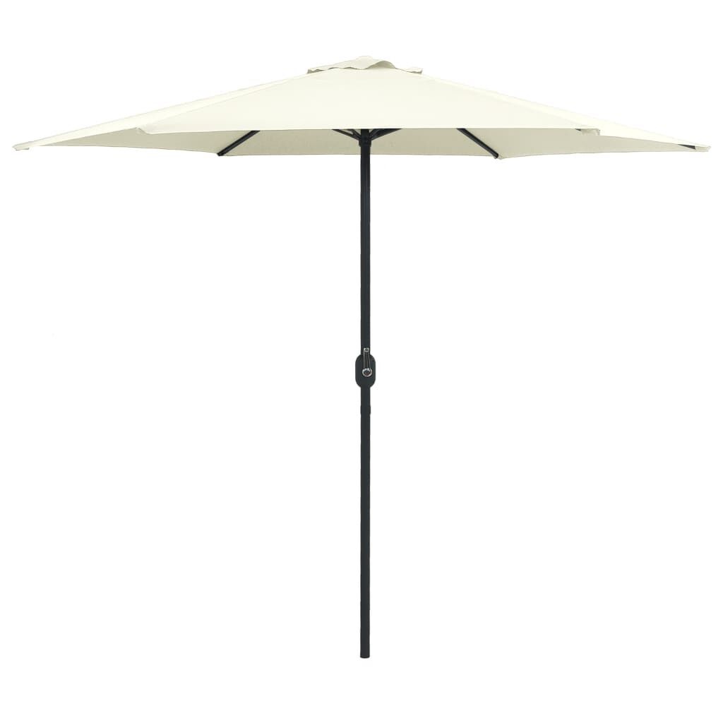 VidaXL Parasol Zandwit 270cm - 46% Korting! (Zo Goed Als Nieuw)