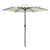 VidaXL Parasol Zandwit 270cm - 46% Korting! (Zo Goed Als Nieuw)