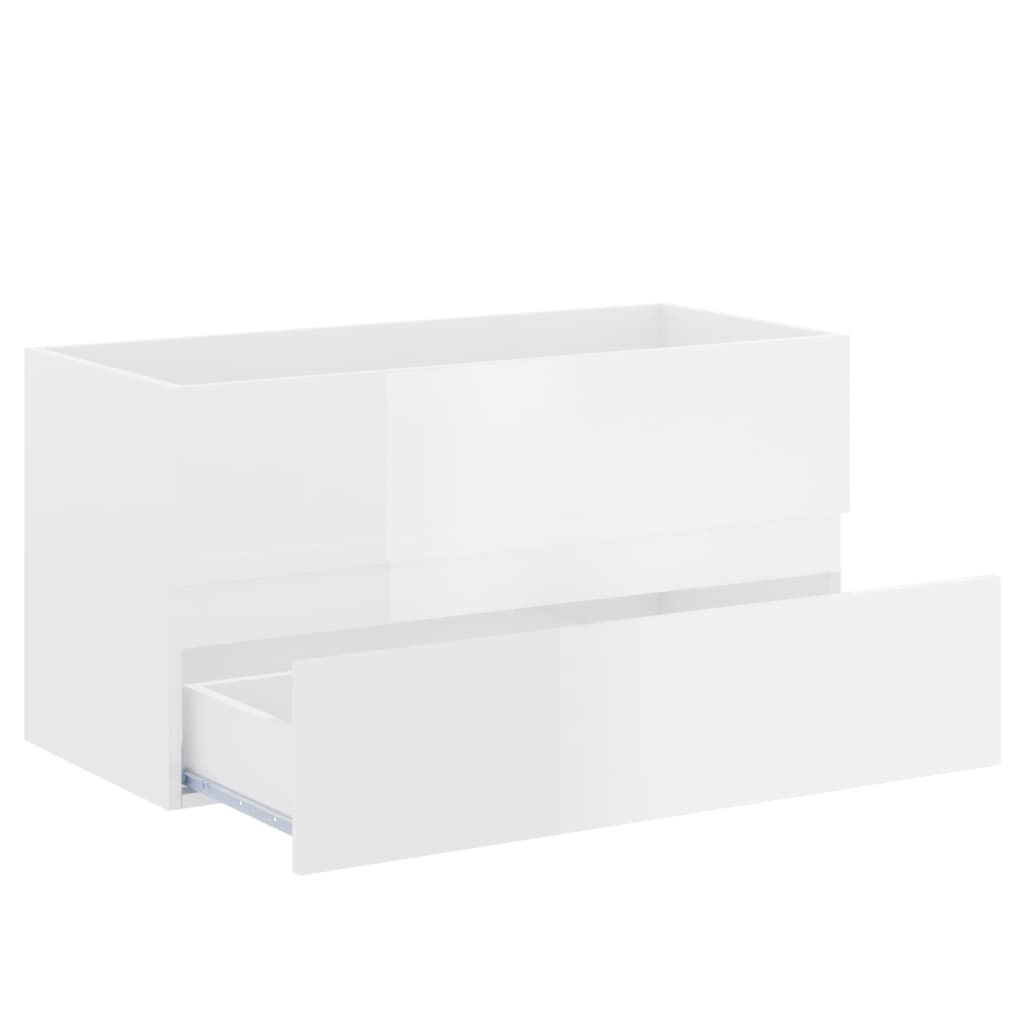 vidaXL Wastafelkast Wit 90cm - 65% Korting! (Retour)