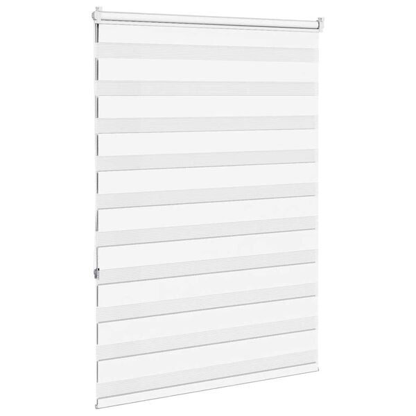 Zebra Rolgordijn Wit 105x150cm - 46% Korting!