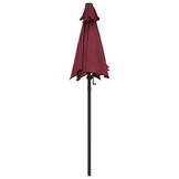 vidaXL Parasol Bordeauxrood 200x224cm - 51% Korting!