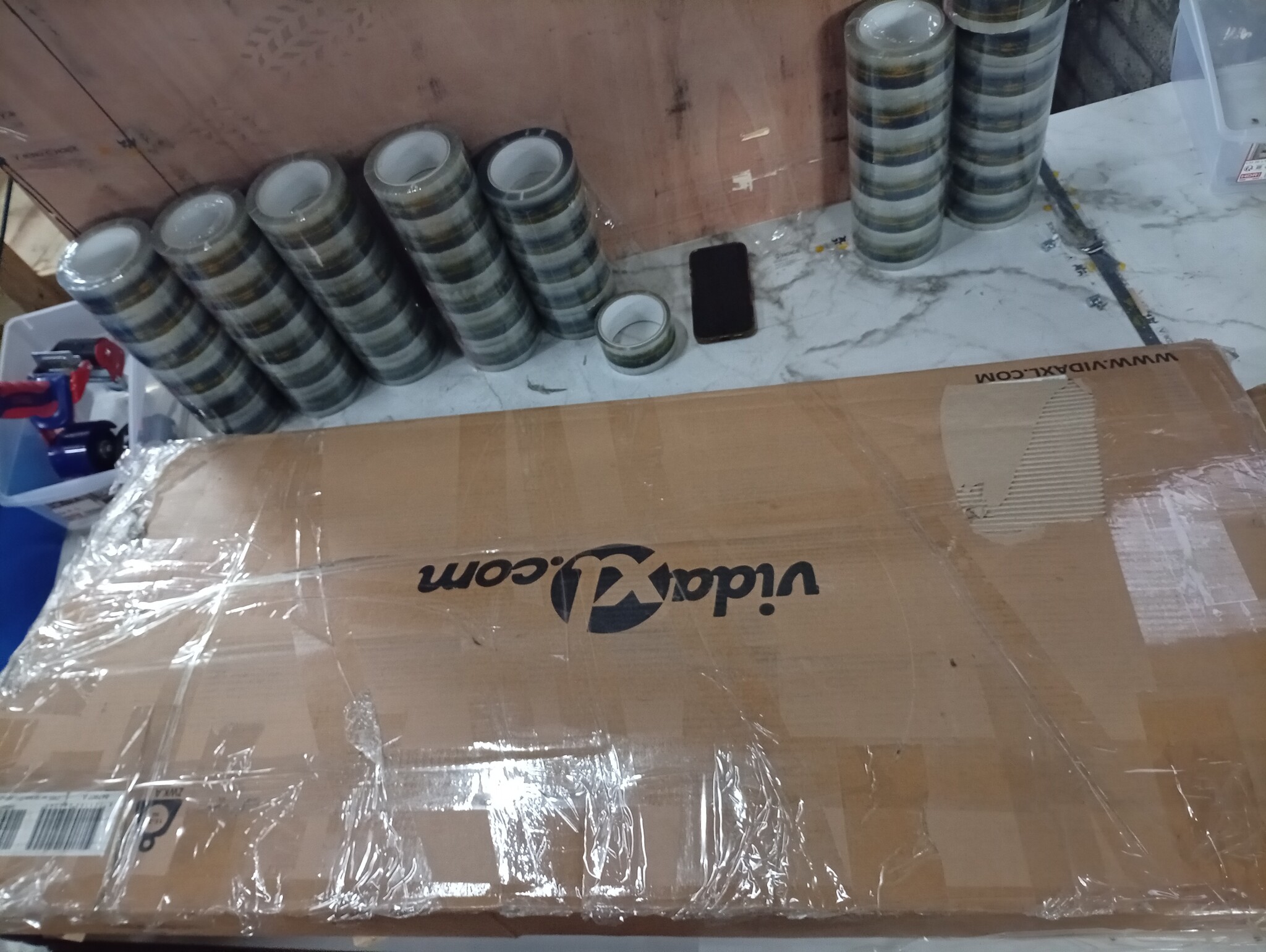 Opbergbox Grenenhout Wit - 110cm - 70% Korting! (Montage Defect)