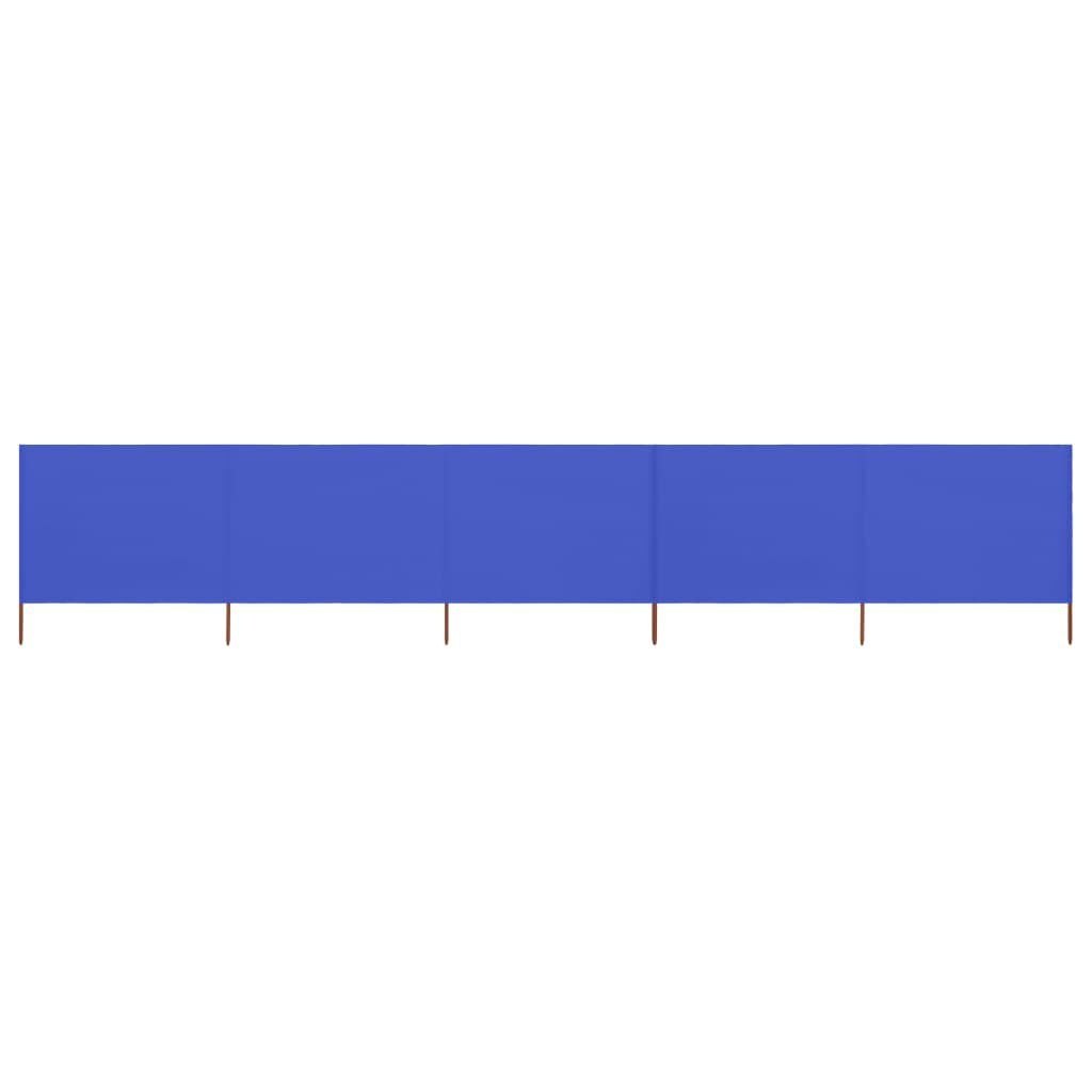 Windscherm 600cm Azuurblauw - 64% Korting! (Beschadigd)