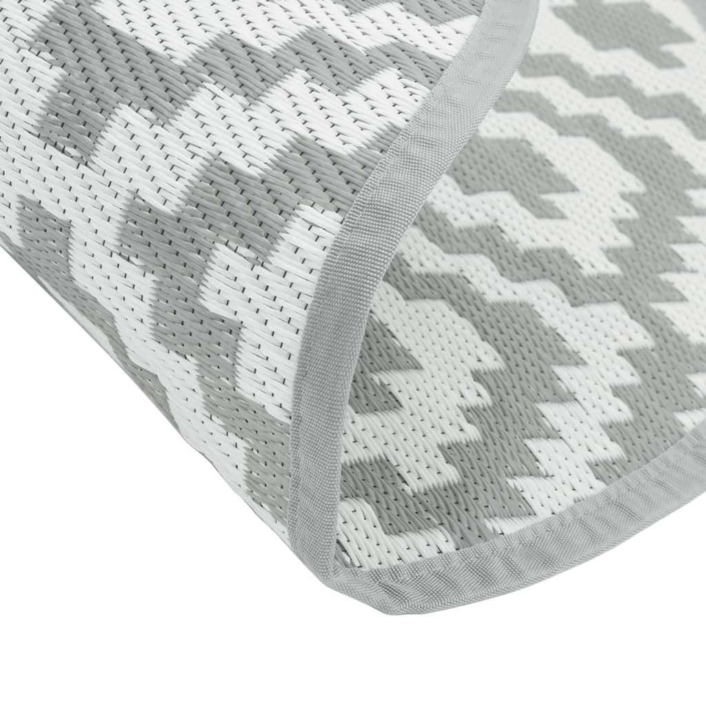 vidaXL Buitenkleed ARAKIL Ø200cm Grijs - 51% Korting!