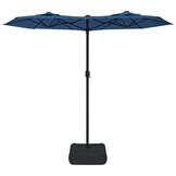 vidaXL Parasol LED 316x240cm Azuurblauw - 61% Korting!