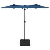 vidaXL Parasol LED 316x240cm Azuurblauw - 61% Korting!