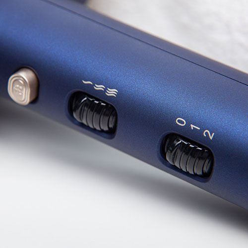 Föhn 1800W met Spiegel - Blauw - 40% Korting!