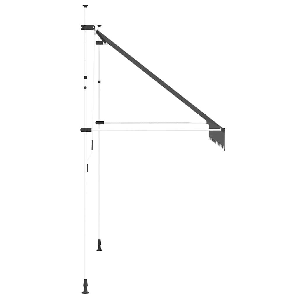 vidaXL Luifel 250cm Antraciet - 40% Korting! (Retour)
