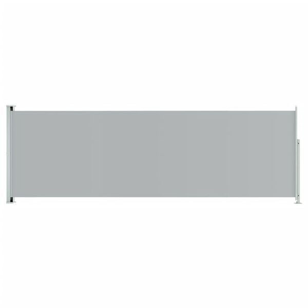 Tuinscherm Uittrekbaar 200x600cm Grijs - 47% Korting!