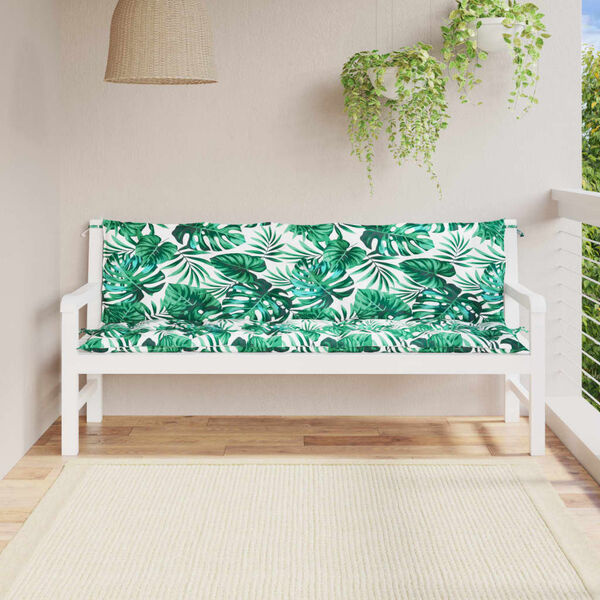 Tuinbankkussens 2x 180cm Bladmotief - 67% Korting!