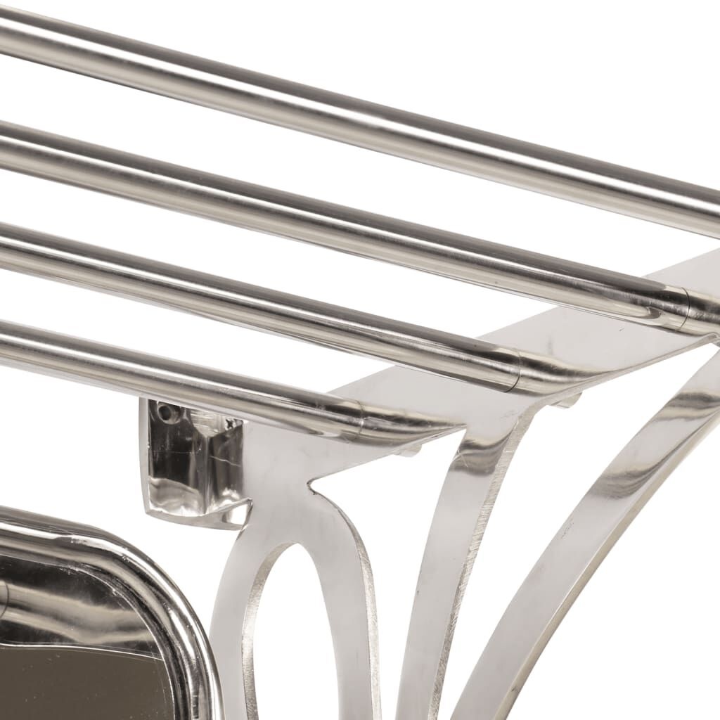 VidaXL Bagagerek met Spiegel & Hangers - 57% Korting!