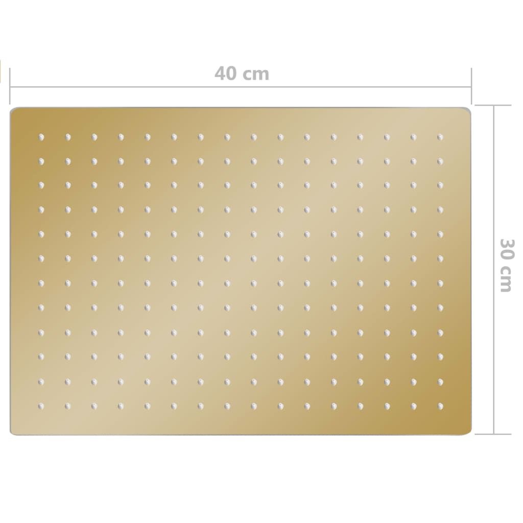 Regendouchekop Goud 40x30cm - 65% Korting! (Zo Goed Als Nieuw)