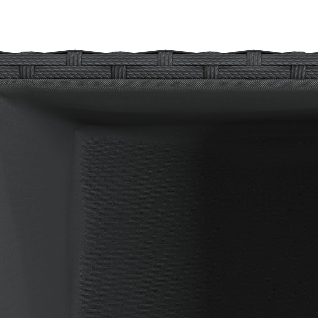 vidaXL Plantenbak 40x40x80 cm Zwart -71% Korting!