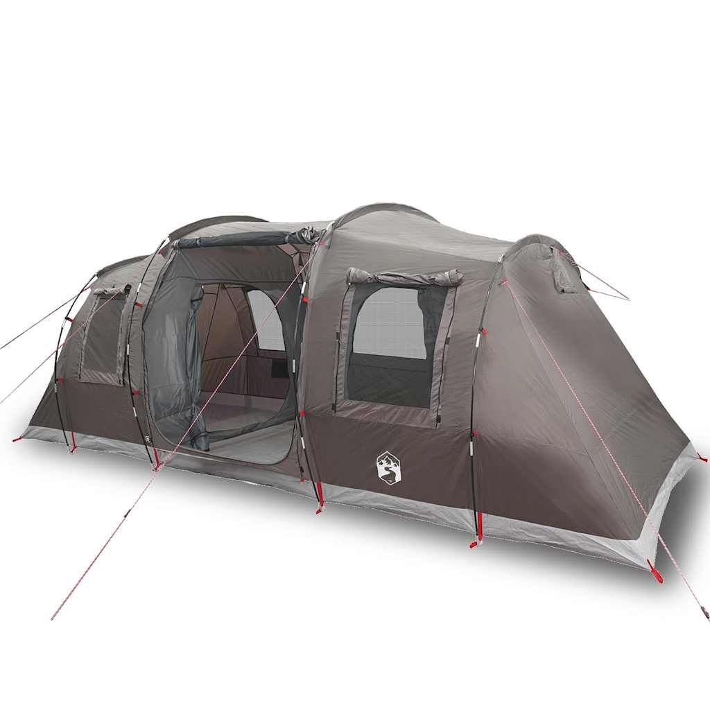 vidaXL Tunneltent 4-Persoons Bruin - 40% Korting!