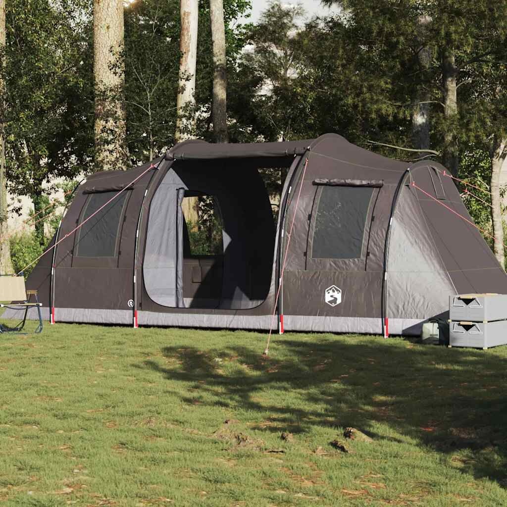 vidaXL Tunneltent 4-Persoons Bruin - 40% Korting!