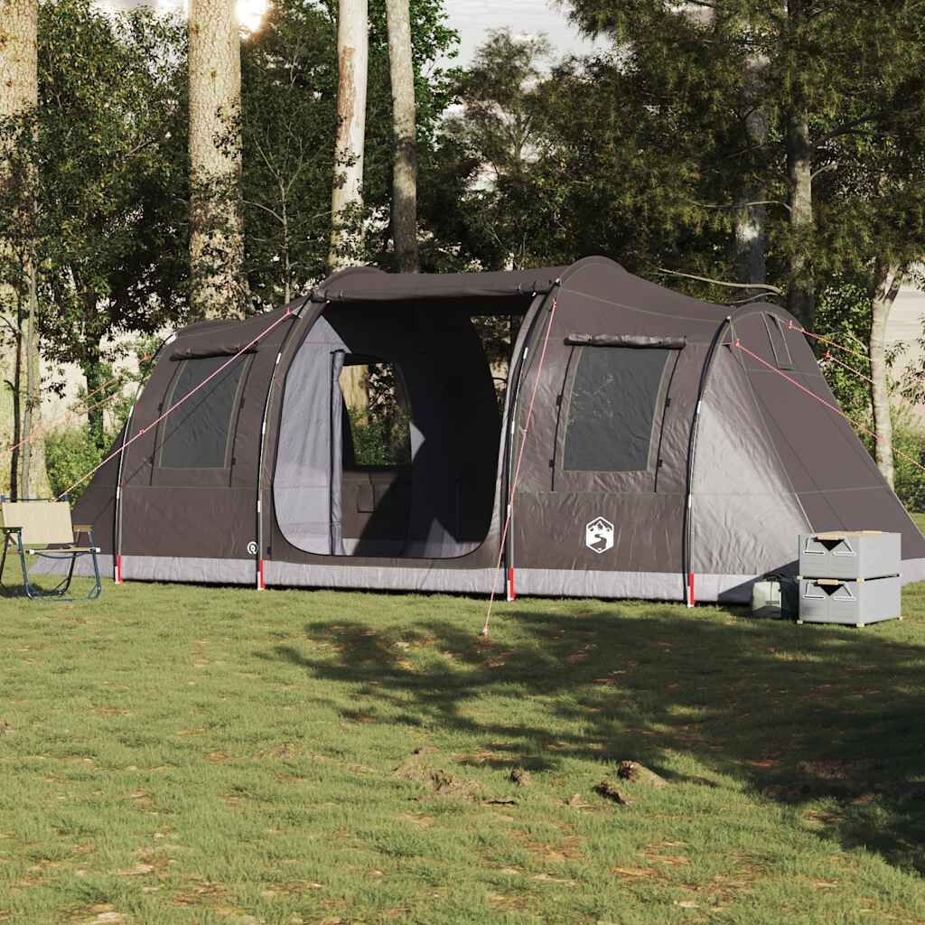 vidaXL Tunneltent 4-Persoons Bruin - 40% Korting!