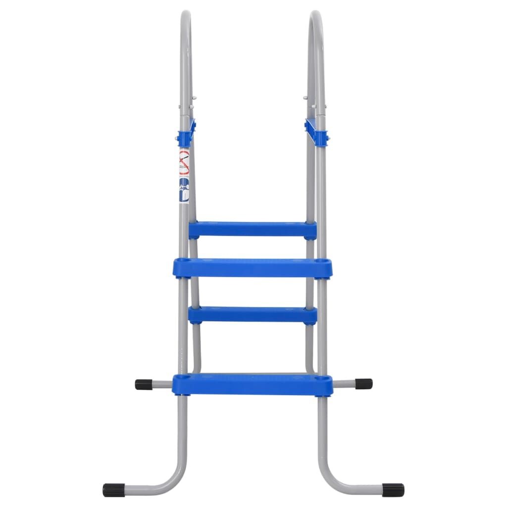 Zwembadladder 84cm - Staal/Kunststof - 61% Korting!