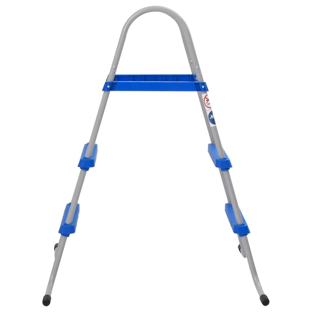 Zwembadladder 84cm - Staal/Kunststof - 61% Korting!