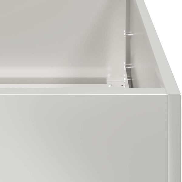 vidaXL Plantenbak RVS 120x80x80cm - 56% Korting!