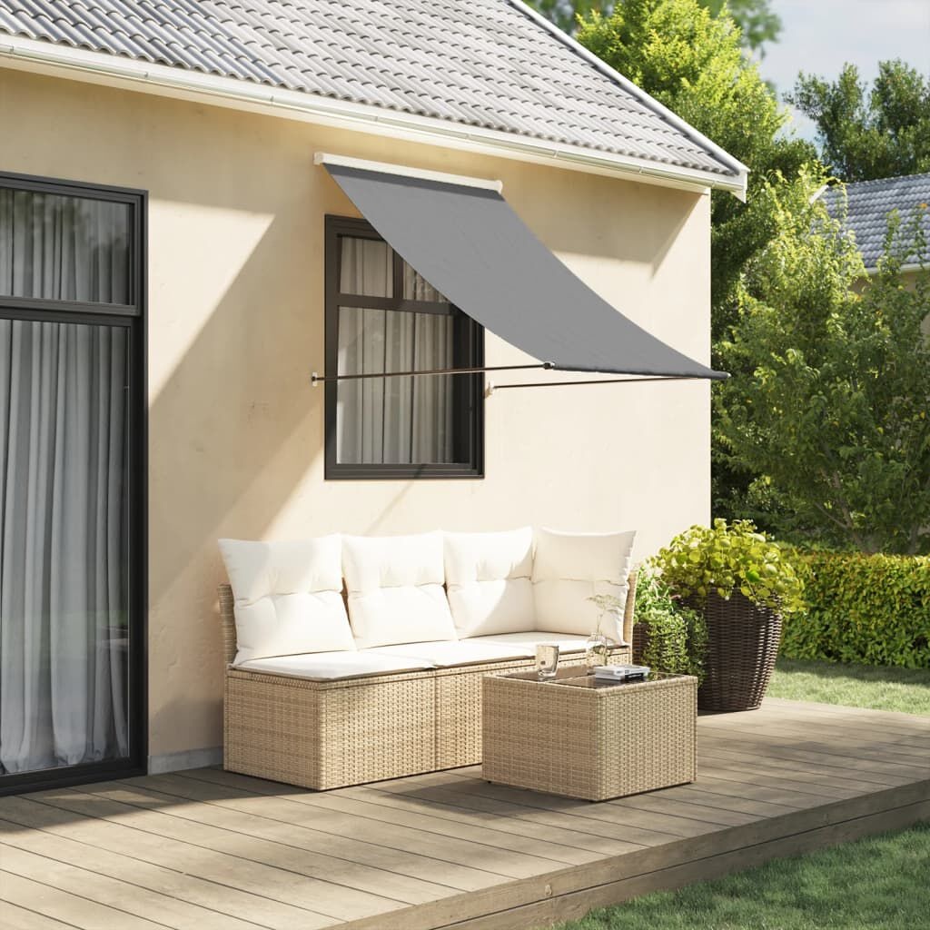 VidaXL Uittrekbare Luifel 150x150cm Antraciet - 51% Korting!