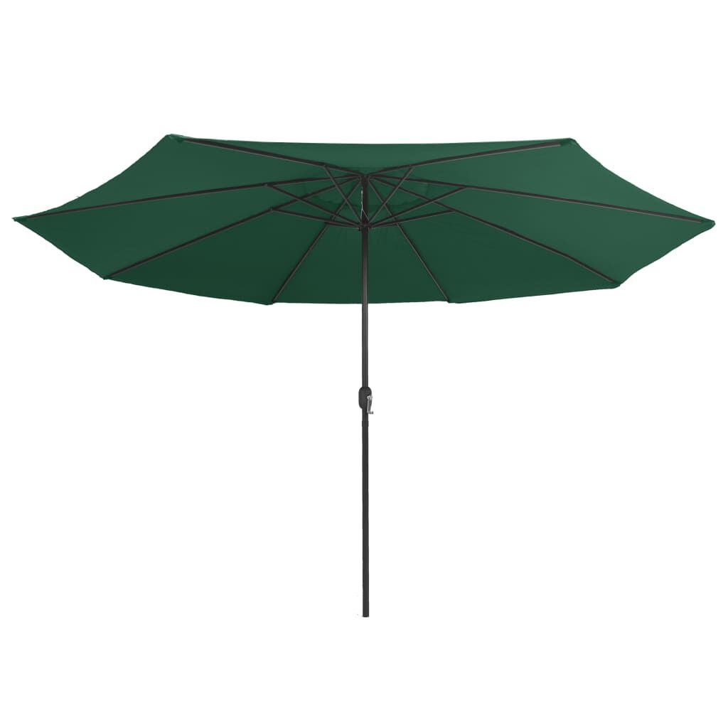 vidaXL Parasol 390cm Groen - 46% Korting! (Zo Goed Als Nieuw)