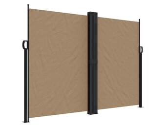 VidaXL Uittrekbaar Windscherm 180x1000cm Taupe - 46% Korting!