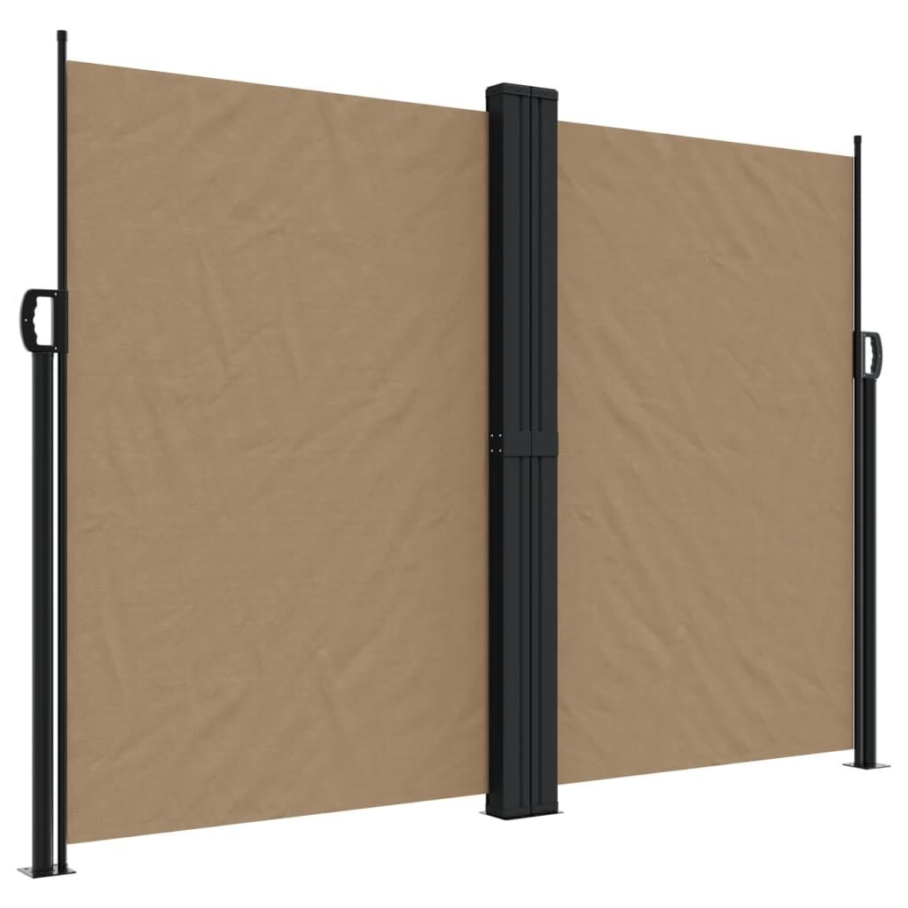 VidaXL Uittrekbaar Windscherm 180x1000cm Taupe - 46% Korting!