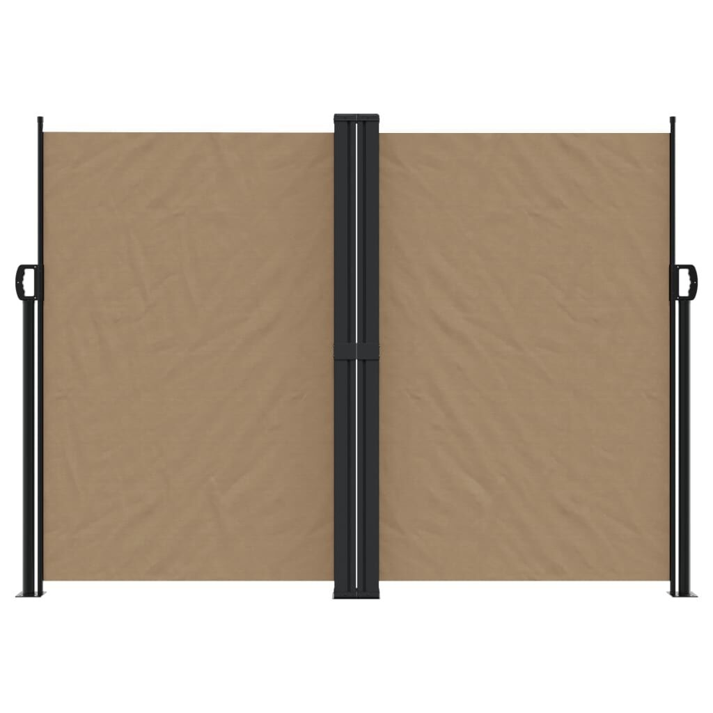 VidaXL Uittrekbaar Windscherm 180x1000cm Taupe - 46% Korting!