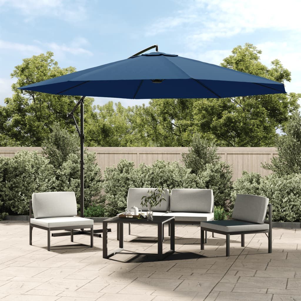 Zweefparasol 350cm Blauw - Topdeal! 46% Korting