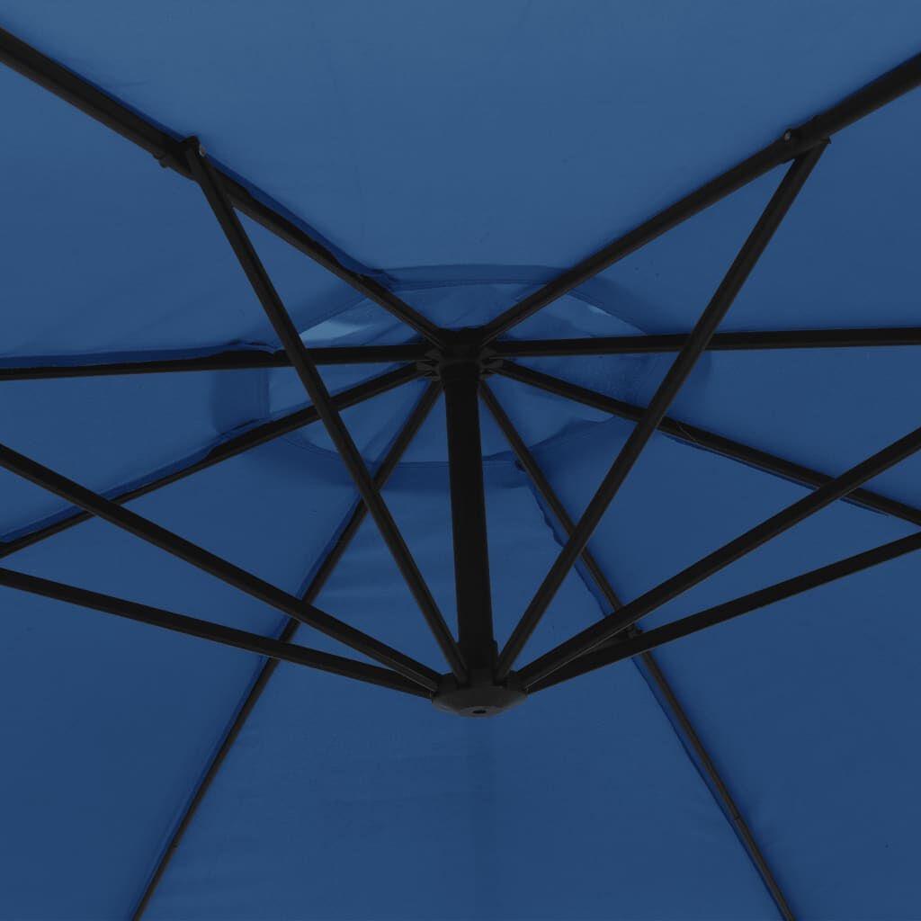 Zweefparasol 350cm Blauw - Topdeal! 46% Korting