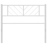 vidaXL Hoofdbord 90cm Wit Metaal - 51% Korting!