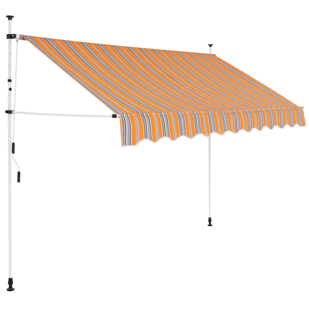 Luifel 300cm Geel/Blauw - Nieuwstaat, 47% Korting!