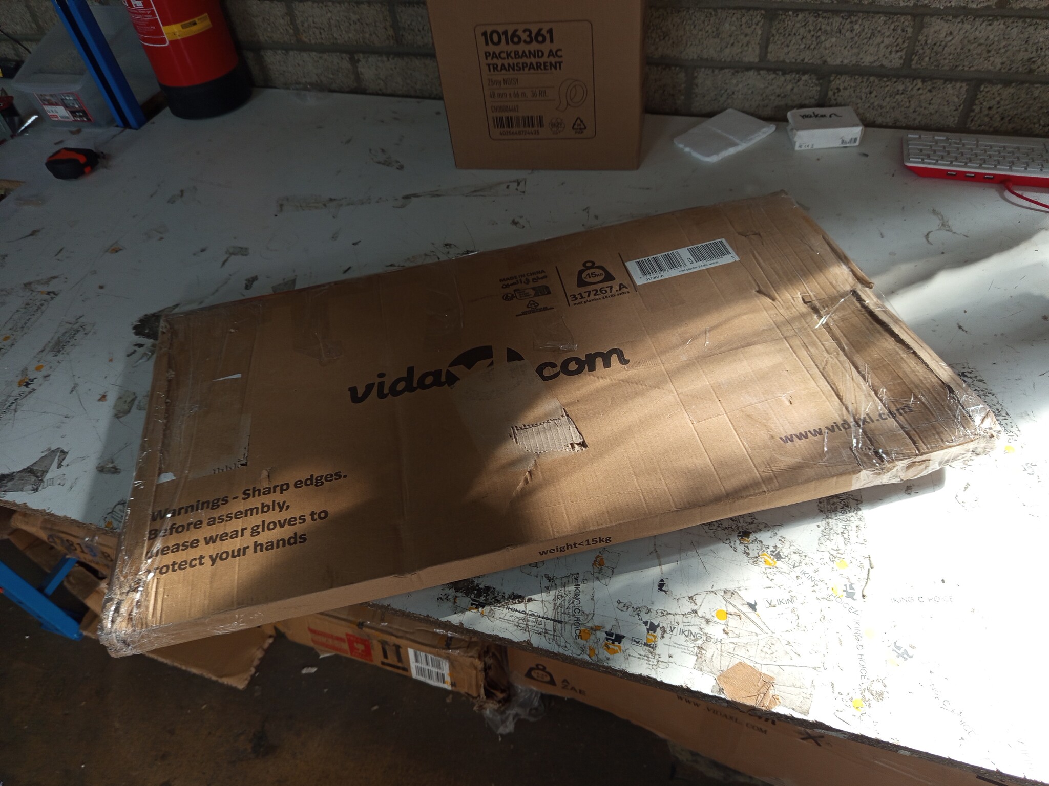 VidaXL Plantenbak Antraciet 240cm - 59% Korting! (Lichte Krasjes)