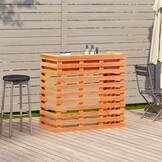 VidaXL Tuinbartafel Wasbruin Grenen -51%! Showmodel