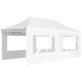 Partytent Inklapbaar 6x3m Wit Aluminium -46% Korting!