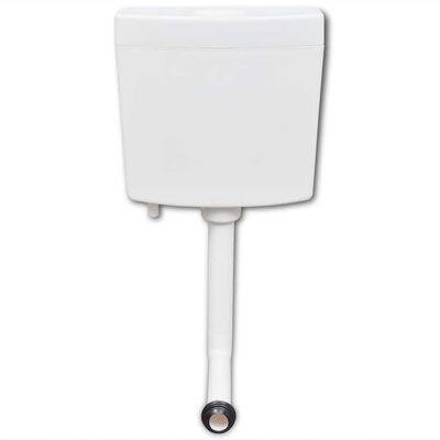 VidaXL Toiletstortbak - Wit - 3/6L - 61% Korting!