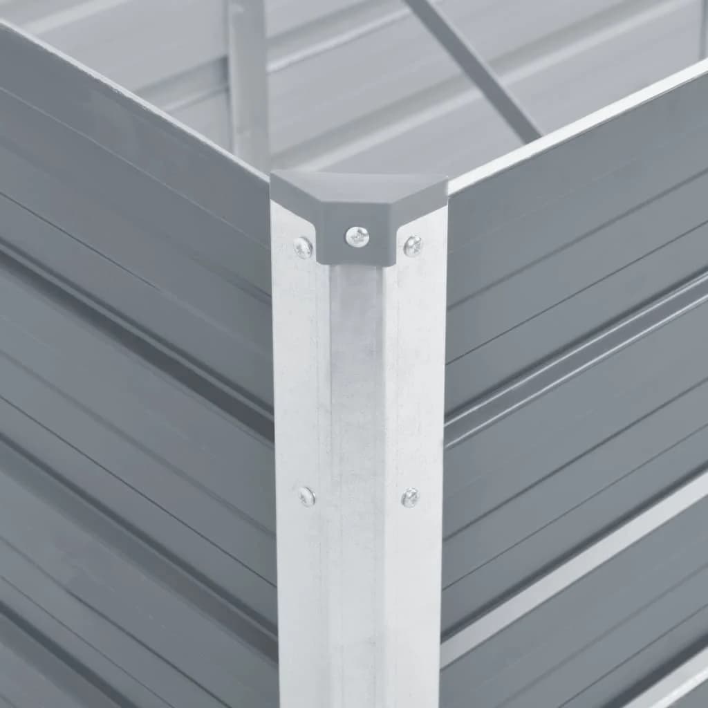 VidaXL Verhoogde Plantenbak 320cm Grijs - 51% Korting!