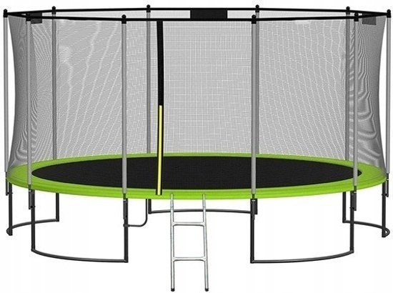 Trampoline Rand 366cm Groen - Zo Goed Als Nieuw! 40% Korting